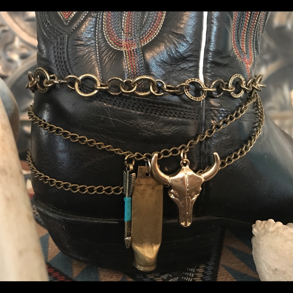 Bullet Casing Western Arrow Boot Bling/Bracelet